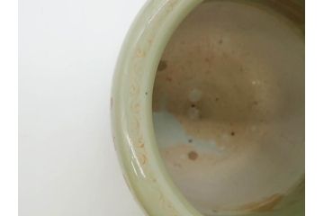 上手物　染付　色絵　金彩　花鳥図　丁寧に描かれた絵柄が素敵な火鉢(鉢カバー、手あぶり、傘立て)(R-083135)