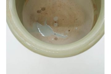 上手物　染付　色絵　金彩　花鳥図　丁寧に描かれた絵柄が素敵な火鉢(鉢カバー、手あぶり、傘立て)(R-083135)