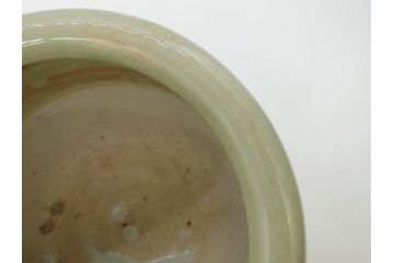 上手物　染付　色絵　金彩　花鳥図　丁寧に描かれた絵柄が素敵な火鉢(鉢カバー、手あぶり、傘立て)(R-083135)