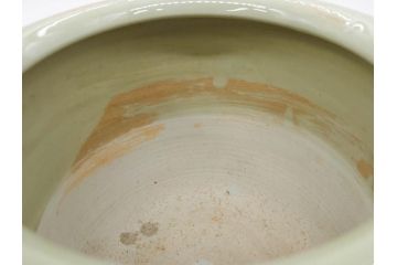 上手物　染付　色絵　金彩　花鳥図　丁寧に描かれた絵柄が素敵な火鉢(鉢カバー、手あぶり、傘立て)(R-083135)