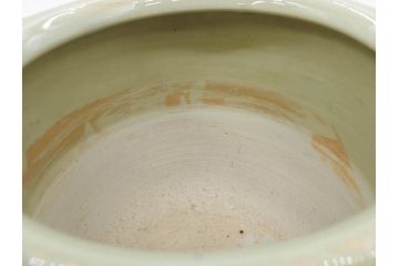 上手物　染付　色絵　金彩　花鳥図　丁寧に描かれた絵柄が素敵な火鉢(鉢カバー、手あぶり、傘立て)(R-083135)