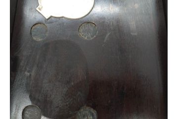 明治期　小川松民　晴川院法印　金銀蒔絵　波千鳥　豪華な蒔絵が素晴らしい!上品な雰囲気漂う硯箱(硯、水滴、水差し、漆器、漆芸、木製、書道具、共箱付き)(R-083136)