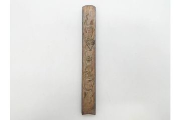 中国　文方珍賞　徴州詹文方齋製　古墨10点セット(唐物、巻物、固形墨、書道具、習字道具、水墨)(R-083137)