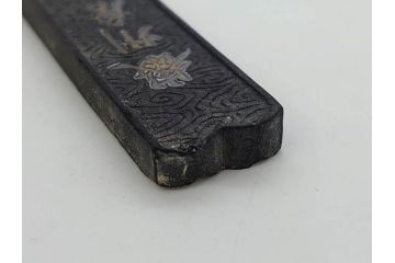 中国　文方珍賞　徴州詹文方齋製　古墨10点セット(唐物、巻物、固形墨、書道具、習字道具、水墨)(R-083137)