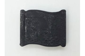 中国　文方珍賞　徴州詹文方齋製　古墨10点セット(唐物、巻物、固形墨、書道具、習字道具、水墨)(R-083137)