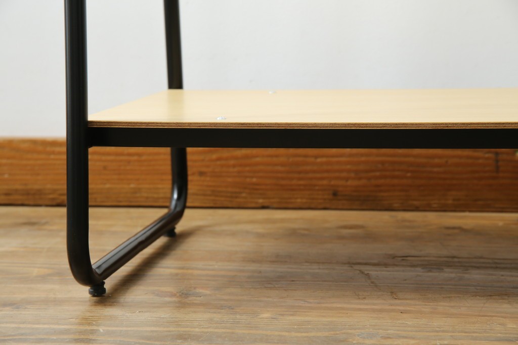 中古　美品　IDEE(イデー)　PAUL HANGER STAND(ポールハンガースタンド)　ナチュラル　シンプルで美しく暮らしに馴染むハンガーラック　(R-083148)