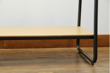 中古　美品　IDEE(イデー)　PAUL HANGER STAND(ポールハンガースタンド)　ナチュラル　シンプルで美しく暮らしに馴染むハンガーラック　(R-083148)