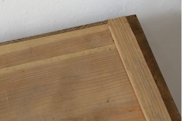 和製アンティーク　希少!!　前面黒柿材　上質な麒麟(キリン)と牡丹の錠前金具　特注　上品で風情のある相馬箪笥ローボード(仙台箪笥、時代箪笥、和たんす、衣装箪笥、引き出し、ローチェスト、テレビ台)(R-083156)