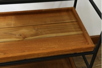 中古　美品　IDEE(イデー)　JATI TUA SHELF(ジャティ  トゥア シェルフ)　Mサイズ　オシャレデザインの空間に心地よく馴染むシェルフ　定価約12万円　(R-083157)