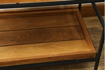 中古　美品　IDEE(イデー)　JATI TUA SHELF(ジャティ  トゥア シェルフ)　Mサイズ　オシャレデザインの空間に心地よく馴染むシェルフ　定価約12万円　(R-083157)