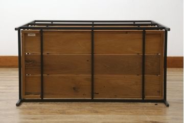 中古　美品　IDEE(イデー)　JATI TUA SHELF(ジャティ  トゥア シェルフ)　Mサイズ　オシャレデザインの空間に心地よく馴染むシェルフ(オープンシェルフ、オープンラック、ディスプレイラック、陳列棚)(定価約12万円)(R-083157)