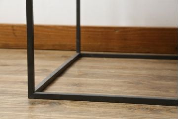 中古　超美品　IDEE(イデー)　ホワイトオークトップ　素材の美しさを生かしたすっきりとしたフォルムのフレイムテーブル(ローテーブル、センターテーブル、リビングテーブル)(定価約14万円)(R-083160)