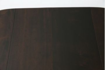 和製ビンテージ　昭和後期　松本民芸家具　M型バタフライ卓(楕円)　凝った脚のデザインが目を惹くバタフライテーブル(ドロップリーフテーブル、エクステンションテーブル、食卓、ダイニングテーブル、2人掛け、4人掛け、2P、4P、ヴィンテージ)(定価約28万)(R-083163)