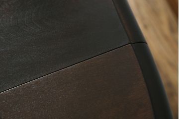 和製ビンテージ　昭和後期　松本民芸家具　M型バタフライ卓(楕円)　凝った脚のデザインが目を惹くバタフライテーブル(ドロップリーフテーブル、エクステンションテーブル、食卓、ダイニングテーブル、2人掛け、4人掛け、2P、4P、ヴィンテージ)(定価約28万)(R-083163)