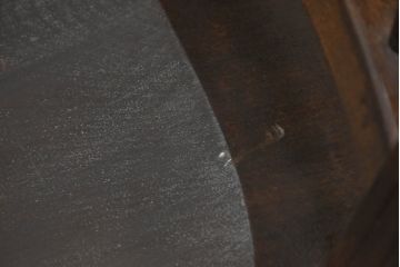 中古　松本民芸家具　クラシカルなダイニングづくりにぴったりの安川式スピンドルチェア4脚セット(板座チェア、ダイニングチェア、椅子、イス、バラ売り可能)(R-083164)