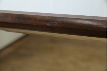 中古　美品　松本民芸家具　透かし彫りが上品なB型姿見　定価約10万円相当　(R-083165)