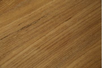 中古　ベルギー　ETHNICRAFT(エスニクラフト)　モダンシャープデザイン　チーク無垢材　伸縮式　温もりのある風合いがナチュラルインテリアにおすすめのダイニングテーブル(エクステンションテーブル、4人掛け、6人掛け)(定価約46万円)(R-083166)