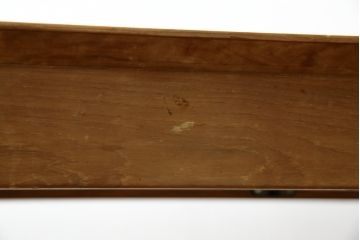 中古　ベルギー　ETHNICRAFT(エスニクラフト)　モダンシャープデザイン　チーク無垢材　伸縮式　温もりのある風合いがナチュラルインテリアにおすすめのダイニングテーブル(エクステンションテーブル、4人掛け、6人掛け)(定価約46万円)(R-083166)