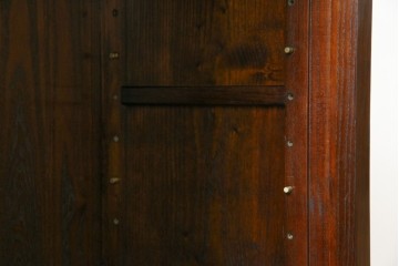 中古　民芸家具　栗材　和の趣溢れる水屋箪笥サイドボード　(R-083172)