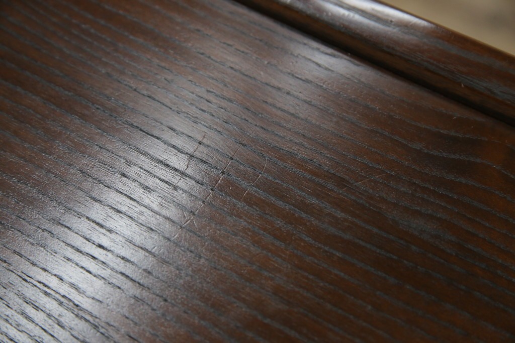 中古　民芸家具　栗材　和の趣溢れる水屋箪笥サイドボード　(R-083172)