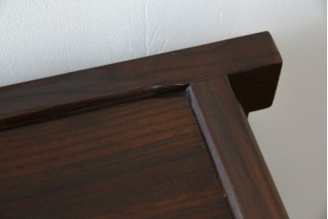 中古　民芸家具　栗材　和の趣溢れる水屋箪笥サイドボード　(R-083172)