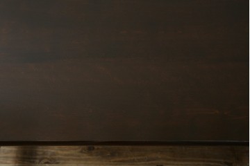 中古　松本民芸家具　F型食卓　クラシカルな脚のデザインが目を引くダイニングテーブル　定価約30万円　(R-083174)