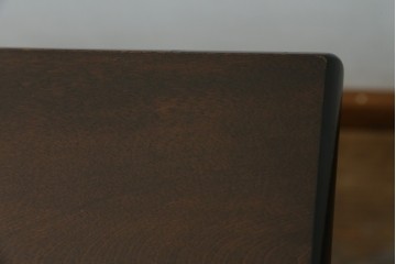 中古　松本民芸家具　F型食卓　クラシカルな脚のデザインが目を引くダイニングテーブル　定価約30万円　(R-083174)