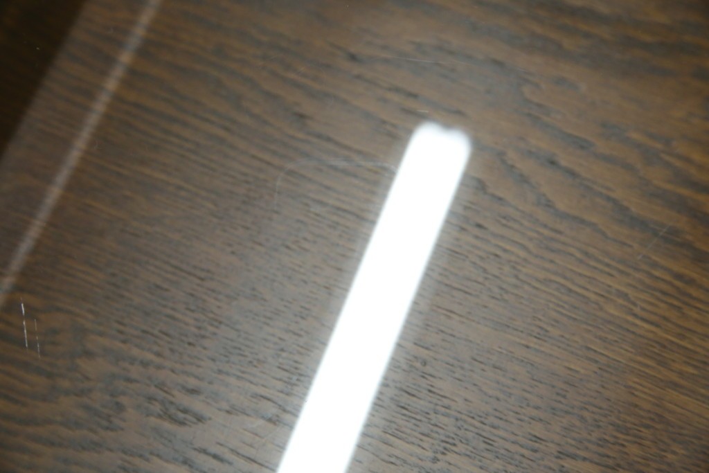 中古　美品　見せる収納!!　国産職人手作り品　上質な作り込みのガラスケース付きローテーブル　定価約30万円相当　(R-083177)