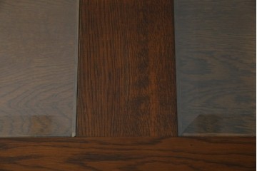 中古　美品　見せる収納!!　国産職人手作り品　上質な作り込みのガラスケース付きローテーブル　定価約30万円相当　(R-083177)