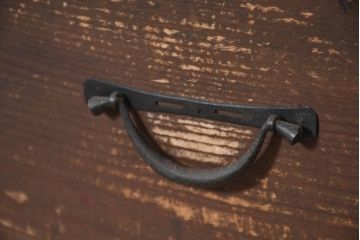 和製アンティーク　古い木味が時代を感じる6杯小引き出し(卓上収納、小物収納)(R-083188)