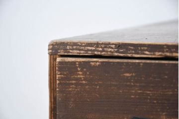 和製アンティーク　古い木味が時代を感じる6杯小引き出し(卓上収納、小物収納)(R-083188)