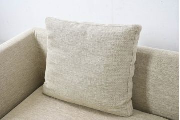 中古　美品　arflex(アルフレックス)　SONA(ソーナ)　心地よさと洗練を兼ね備えたオットマン付きカウチソファ(3人掛け、3P、三人掛け、2人掛けソファ、2PL字ソファ)(定価約115万円)(R-083189)