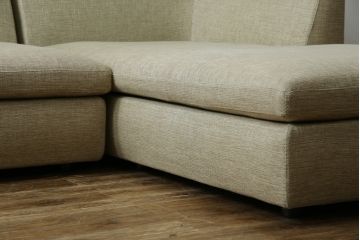 中古　美品　arflex(アルフレックス)　SONA(ソーナ)　心地よさと洗練を兼ね備えたオットマン付きカウチソファ(3人掛け、3P、三人掛け、2人掛けソファ、2PL字ソファ)(定価約115万円)(R-083189)