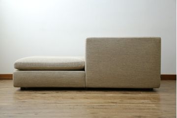 中古　美品　arflex(アルフレックス)　SONA(ソーナ)　心地よさと洗練を兼ね備えたオットマン付きカウチソファ(3人掛け、3P、三人掛け、2人掛けソファ、2PL字ソファ)(定価約115万円)(R-083189)