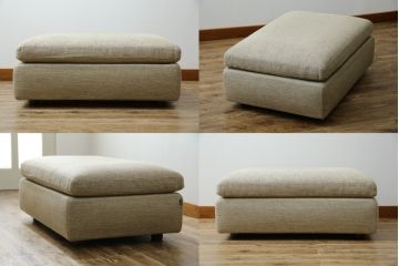 中古　美品　arflex(アルフレックス)　SONA(ソーナ)　心地よさと洗練を兼ね備えたオットマン付きカウチソファ(3人掛け、3P、三人掛け、2人掛けソファ、2PL字ソファ)(定価約115万円)(R-083189)