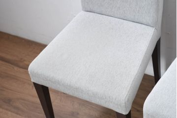 中古　ロックストーン(ROCKSTONE)　シンプルなダイニングチェア6脚セット(アームレスチェア、椅子、イス、バラ売り可能)(定価1脚で約5万6千円)(R-083191)