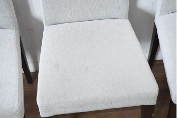 中古　ロックストーン(ROCKSTONE)　シンプルなダイニングチェア6脚セット(アームレスチェア、椅子、イス、バラ売り可能)(定価1脚で約5万6千円)(R-083191)
