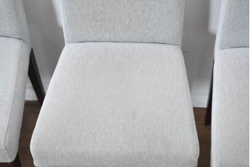 中古　ロックストーン(ROCKSTONE)　シンプルなダイニングチェア6脚セット(アームレスチェア、椅子、イス、バラ売り可能)(定価1脚で約5万6千円)(R-083191)