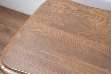 ビンテージ　オランダ輸入家具　オーク材　おしゃれなダッチカントリースタイルのローテーブル(センターテーブル、リビングテーブル、ヴィンテージ)(R-083195)