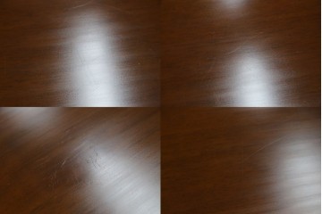 中古　美品　maruni(マルニ木工)　地中海ロイヤルシリーズ(ROYAL)　ガラス扉からお気に入りを優雅に魅せるサイドキャビネット　(R-083221)