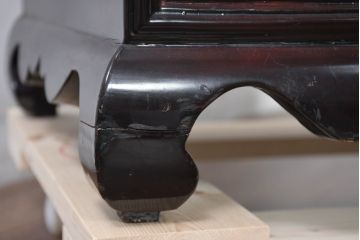 中古　美品　韓国民芸家具　豪華絢爛の螺鈿(ラデン)細工が見事なキャビネット(収納棚、戸棚、サイドキャビネット)(定価約45万円)(R-083225)