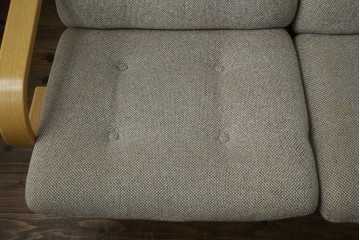 中古　FUJI FURNITURE(冨士ファニチア)　Agio(アージオ)　組み替え自由　シンプルモダンな4人掛けソファ　(R-083227)