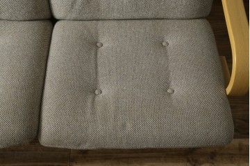 中古　FUJI FURNITURE(冨士ファニチア)　Agio(アージオ)　組み替え自由　シンプルモダンな4人掛けソファ　(R-083227)