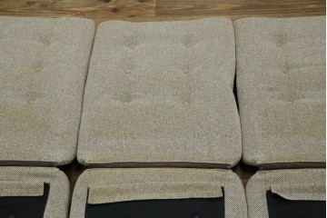 中古　FUJI FURNITURE(冨士ファニチア)　Agio(アージオ)　組み替え自由　シンプルモダンな4人掛けソファ　(R-083227)