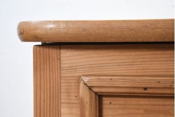 中古　イギリス輸入家具　カントリースタイル　素朴な温かみが感じられるパイン材のスライド式ベンチ収納(ブランケットボックス、コファー、収納箱、ベンチチェスト、英国)(R-083228)