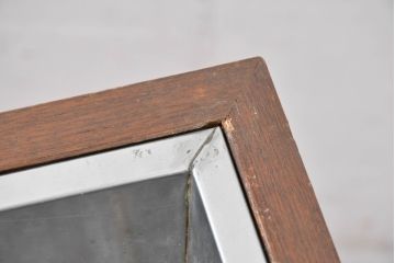 和製ビンテージ　超希少!!　特注オーダー品　北欧デザイン!!チーク材のプランターコーナーキャビネット(サイドボード、フラワーベース、ガーデンポット、ディスプレイ、店舗什器、ヴィンテージ)(R-083235)
