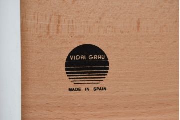 中古　EURO CASA(ユーロカーサ)取り扱い　スペイン　Vidal Grau(ヴィダル・グラウ)　ヨーロピアンな雰囲気が素敵なサイドチェスト(ナイトテーブル、引き出し、店舗什器)(R-083236)