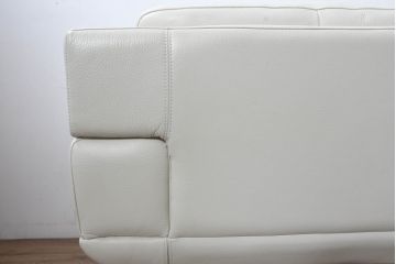 中古　美品　大塚家具取り扱い　L/S 01(エルエス01)コンフォート　ゆったりくつろげる贅沢本革(レザー)の二人掛けソファ(2P、3P、2人掛け、3人掛け、アームソファ)(定価推定43万円)(R-083237)