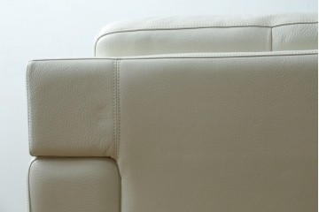 中古　美品　大塚家具取り扱い　L/S 01(エルエス01)コンフォート　ゆったりくつろげる贅沢本革(レザー)の二人掛けソファ　定価推定43万円　(R-083237)