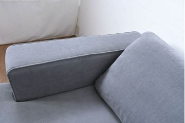 中古　美品　BoConcept(ボーコンセプト)　ゆったりとした座り心地が楽しめる落ち着いた色味のL字型ソファ(3人掛け、2人掛け、3P、2P、カウチソファ、コーナーソファ)(定価推定約40万円)(R-083238)
